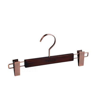 China DISPLAY factory price luxury coat hanger for antique wooden clothes hangers for sale