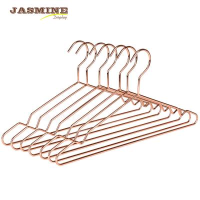 China High Quality And Best Eco - Friendly Metal Wire Gold Price Hanger For Clothes for sale