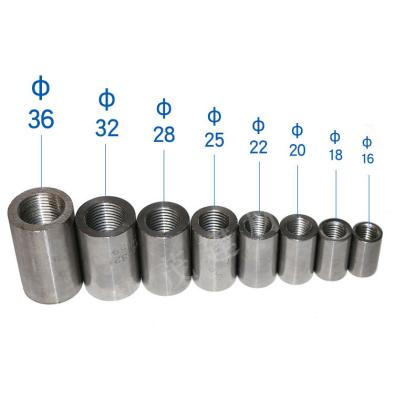 China Contemporary Rebar coupling device length 12-50mm Building material pole sleeve for sale