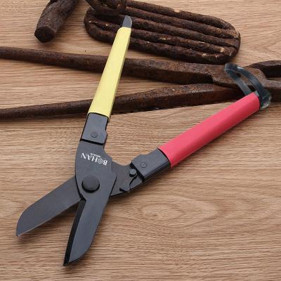 China Industrial Carbon alloy scissors  iron sheet scissors for sale