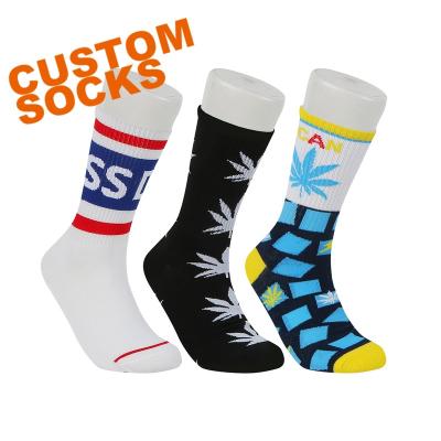 China Breathable Raylon 097 OEM Custom Your Own Logo Mens Sport Socks Custom Gym Socks Workout Socks for sale