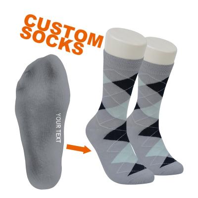 China Raylon 004 QUICK DRY Design Your Own Business Dress Crew Socks Customize Formal Mens Socks Custom Logo Socks For Men for sale