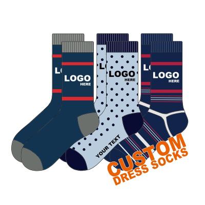 China Raylon cotton crew meias QUICK DRY men's business bamboo dress customized socks socks custom logo socks for sale