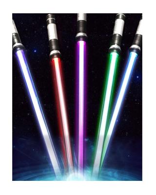 China Electronic Components 7 Lightsaber Star Flashing Lights Plastics Laser Colorful Sword Cosplay Light Up Toy For Kids Lightsaber Glowing Sword for sale