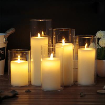 China art & High quality best selling collectable borosilicate glass candle jar for sale