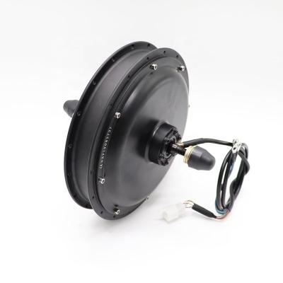 China 1000w 48v single wheel electric hub direct motor with disc brake for 26inch bicycle wheel for sale