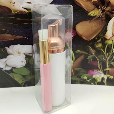 China Wholesale Rose Detergent Lid 30ml 60ml 100ml 150ml Eyelash Foamer Safe And Mild Wick Gold Silver Shampoo Oil Free Wick Detergent for sale