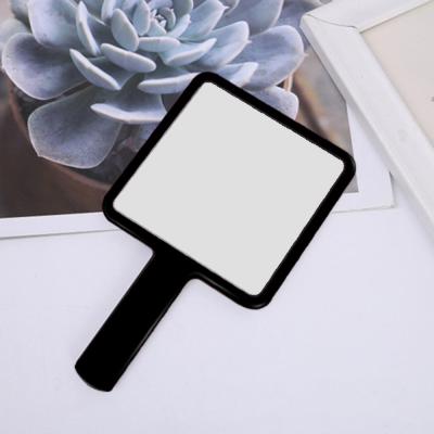 China Top Hot Selling Custom Face Mirror Makeup List Plastic Hand Held Beauty Mirror ABS Mirror for sale