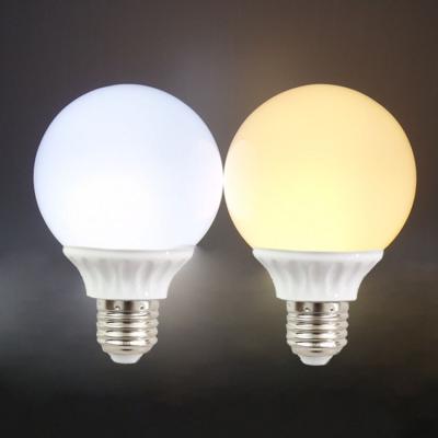 China E27 Light Bulb Home Creative Spiral Energy-saving Eye Protection LED Decoration G95 Transparent Milk White Round Light Bulb for sale