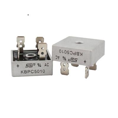 China Motorcycle KBPC5010 diode bridge rectifier diode 50A 1000V KBPC 5010 power rectifier diode electronica componentes d'electronica for sale