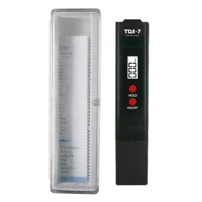 China TDS Digital Water Tester Pen Water Quality Purity Check Overflow Analyzer Handheld Temperature 0-990ppm TDS-7 for sale