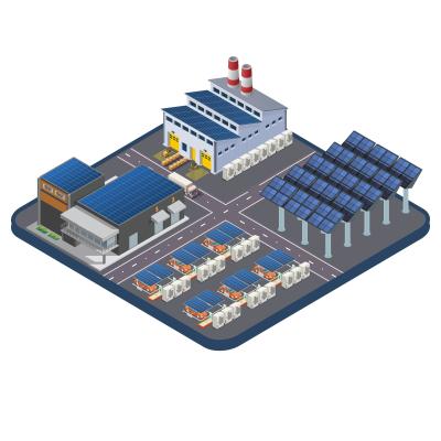 China Gebouwen Commerciële en industriële energieopslag Energie in koolstofvrije slimme industriële parken Te koop