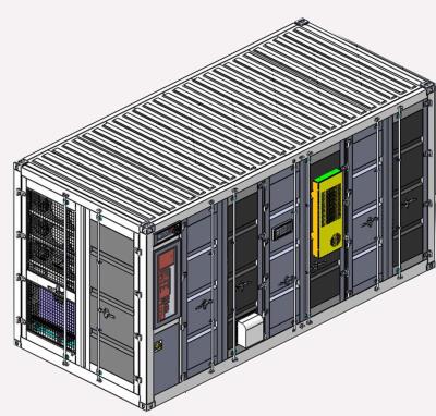 China 40GP/HQ Containerized Lithium Iron Phosphate Battery Bank ZT-EES-5017-51280 for sale