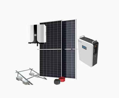 China Microgrid 5kw 10kwh with Photovoltaic LFP Battery Bank  PCS And MTTP for sale