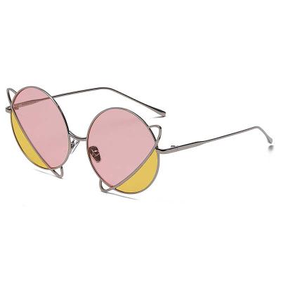 China 2021 Fashion Sunglasses New Beauty Personality Earth Shape Metal Women Men Sunglasses for sale