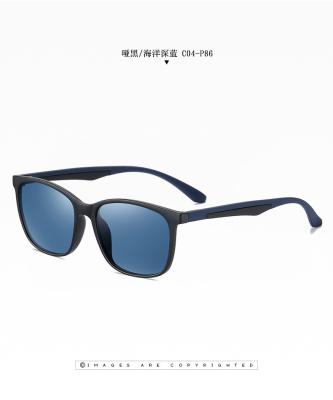 China Fashion Sunglasses Hot Seller Fashion Polarized Double Sunglasses Injection TR90 Men Sunglasses for sale