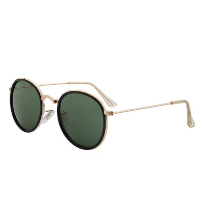 China Fashion sunglasses wholesale small round vintage sunglasses men women shape sunglasses 2020 classic sunglasses for sale