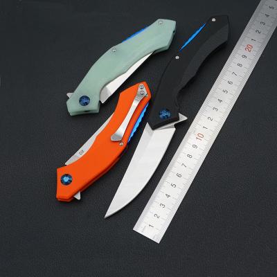 China UTILITY KNIFE Outdoor Folding Knife D2 Steel High Quality Tactical Survival Hunting Sharp Knife G10 Handle Camping Tool for sale