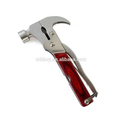 China Stainless Steel Outdoor Portable Universal Tool, Emergency Car Escape Safety Hammer; Alloy steel hammer with pliers, saw, survival for sale