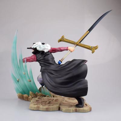 China Cartoon Toy AX-TOYS Ready To Ship Customized Anime Figure One Picec Figure Dracula Mihawk Model Toys Collection Gift for sale