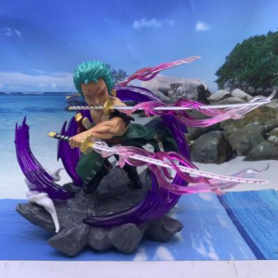 China Cartoon Toy AX-TOYS Ready To Ship Customized Anime Figure One Picec Figure Roronoa Zoro Model Toys Collection Gift for sale