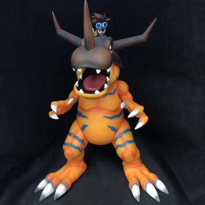 China Cartoon Toy Hot Sell Wholesale PVC Model Gift Customized Greymon Digital Collection Monster Anime Action Number for sale