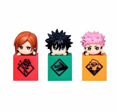 China TOY Itadori Yuji Fushiguro Megumi Kugisak Anime Figure Jujutsu Kaisen 3pcs Action Figure Cartoon Model Toy Collection Gift for sale