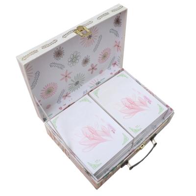 China Custom Handmade Luxury Design Printing Paper Cardboard Baby Blanket Clothes Gift Packaging Suitcase Decorative Box for sale