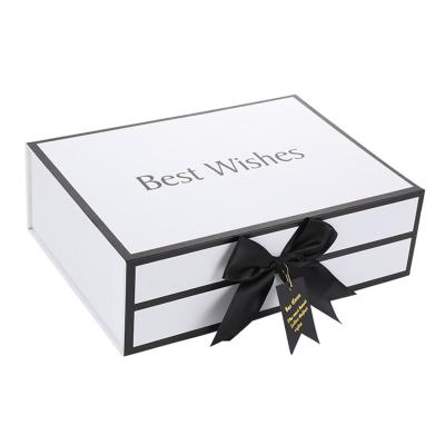 China Handmade Best Selling Custom Colored Cardboard Gift Box With Handmade Bow Gift Box for sale