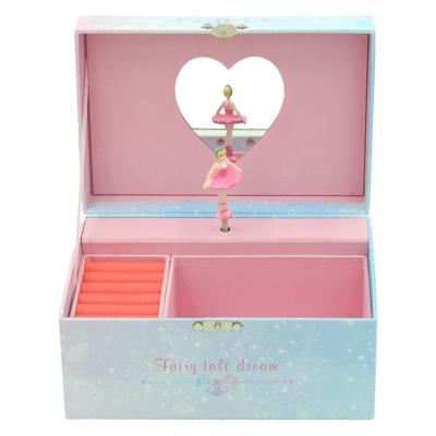 China Hottest Style Ballerina Girl Jewelry Rotating Dance Music Box Eco-friendly For Birthday Gift for sale