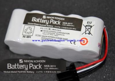 China Ursprüngliche Defibrillator-Batterie NKB-301V 12v 2800mAh NIHON KOHDEN zu verkaufen