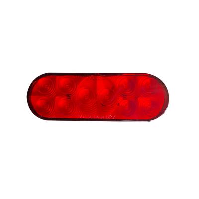 China Newest 6inch LED Oval Truck Stop Tail Turn Light For Truck Trailer LED Trailer Tail Lamp Tractor Brake Stop Light for sale