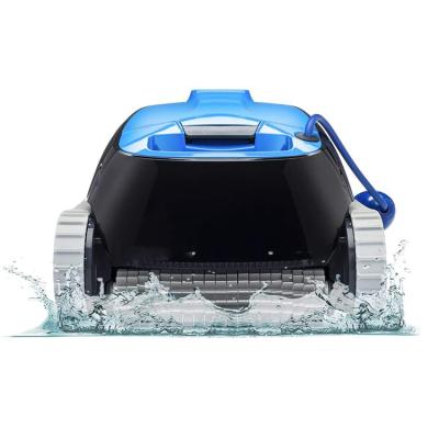 China Powerful Robotic Pool Vacuum Large Capacity Smart Suction Pool Cleaner For Swimming Pools for sale