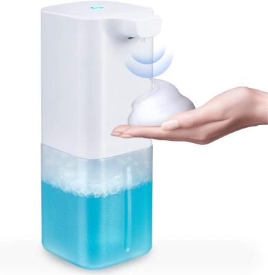 China Foam Soap Dispenser Acrylic Soap Dispenser Frosted USB Soap Dispenser 350ml Aitomatic Soap Dispenser for sale