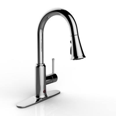 China Sense Faucets Luxury Sink Faucet Mixer Tap 2021 Stainless Flexible Faucet Sprayer Pull Hot Cold For Kitchen for sale