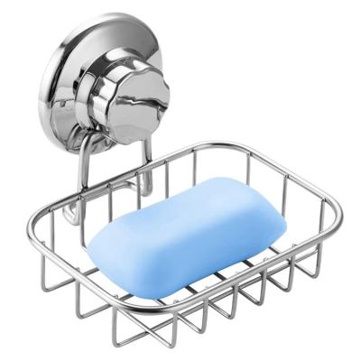 China Modern Black Nickel Soap Sponge Holder Dish Saver Tray Bar For Shower Bathroom And Kitchen for sale