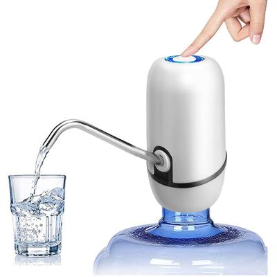 China Hotel USB Rechargeable Electric Drinking Water Dispenser Electric Automatic Shut Off Pump For Universal 5 Gallon Bottles for sale