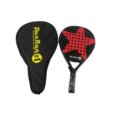 China High Quality OEM Logo Full Carbon Fiber Beach Padel Tennis Racket Carbon Fiber Raquet for sale