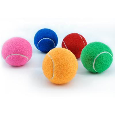 China Traning And Competition Low Price Brand Forming Polyester Felt Good Competition Tennis Beach Ball for sale