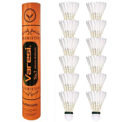 China 2021 tournament high quality class a Duck Feather Chinese Cork For badminton shuttlecocks badminton for sale