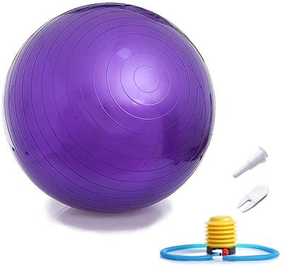 China Non-splinter Exericse Yoga Ball PVC Fitness Balls Customized Ball Anti-splinter Stability Exercise Yoga Balance Gymnastics for sale