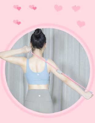 China Tape Home Fitness Yoga Equipment Female Open Shoulder Artifact Open Back Slightly Back Pull Rope for sale