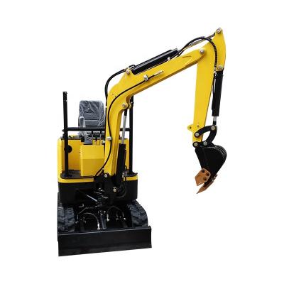 China Construction Digging Amfibi 1.8 Ton 600Kg 1.7Ton 2.5 Free Shipping T3 Ton Earth Digging Steel Track Micro Gasoline 1 Ton Mini Excavators For Home Use for sale