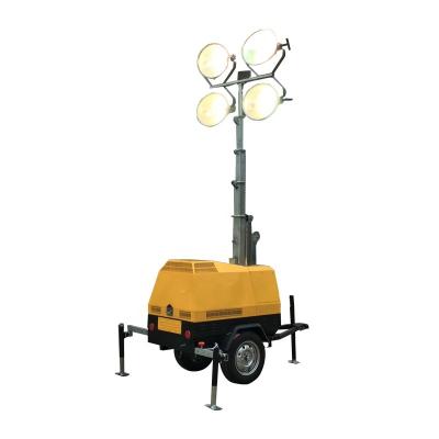 China Emergency Rescue Cheap Price LED Portable Solar Mobile Signal Lighting Home Garden Battery Generator Balloon Mobile Lighting Towers for sale