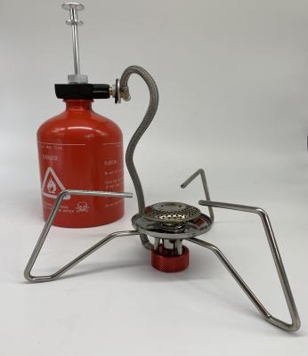 China Lightweight Mini Outdoor Camping Rise Backpacking Portable Gas Stove, Windproof Foldable Camping Burner for sale