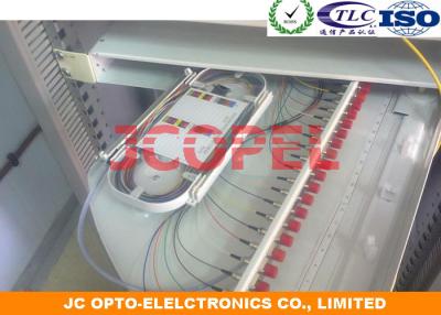 China Optional Fiber Optic Distribution Frame ODF Patch Panel 24 Core 1U FC / APC for sale