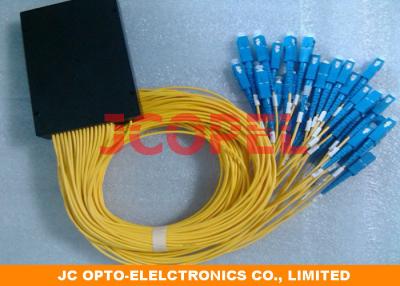 China PLC FTTH Fiber Optic Coupler Splitter 1X16 Optical Splitters G657A2 for sale