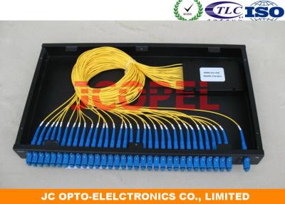 China 1x16 PLC Splitter SC / UPC Terminal 1U 19 '' Standard Rack Mount Module for sale