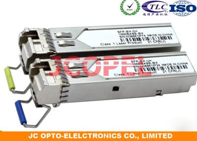 China 20km Fiber Optic Transceiver Switch Converter SFP Module RoHS 1.25 Gbps 1310nm for sale