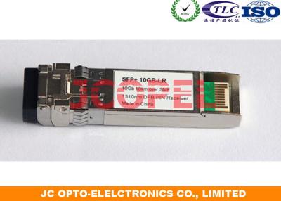 China 10GB SR 850 nm Fiber Optic Transceiver / Multi Mode Gigabit Ethernet SFP Transceiver for sale